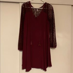 Maroon dress